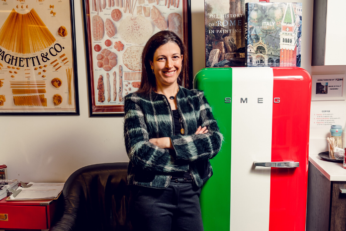 Francesca Casazza of the Italian Culture Society of Washington, D.C.